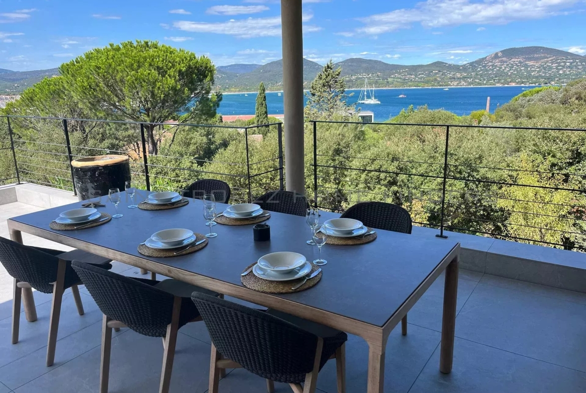 STHF5358-23 Wonderful newbuilt villa with sea view - ST TROPEZ HOME FINDERS