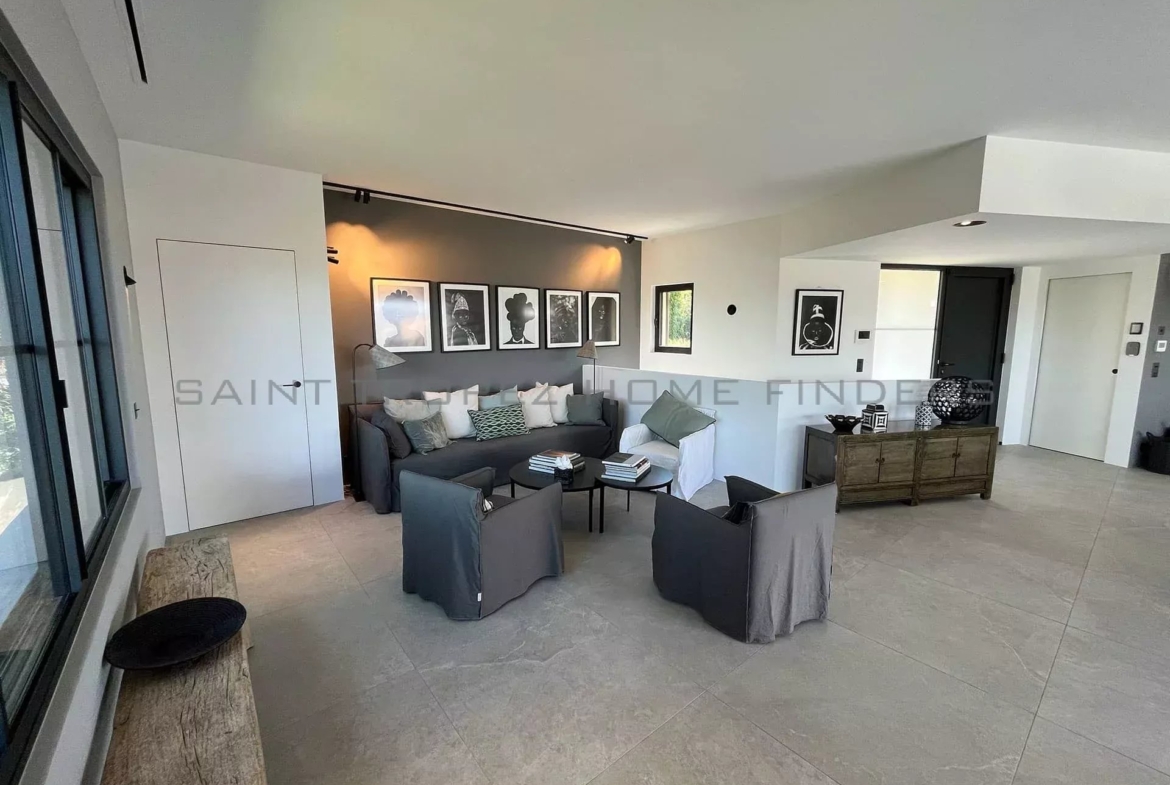 STHF5358-23 Wonderful newbuilt villa with sea view - ST TROPEZ HOME FINDERS