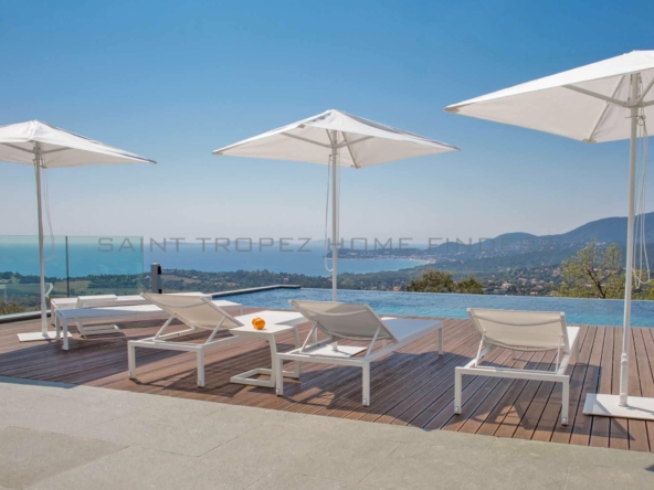 Villa neuve avec vue mer panoramique St Tropez Home Finders