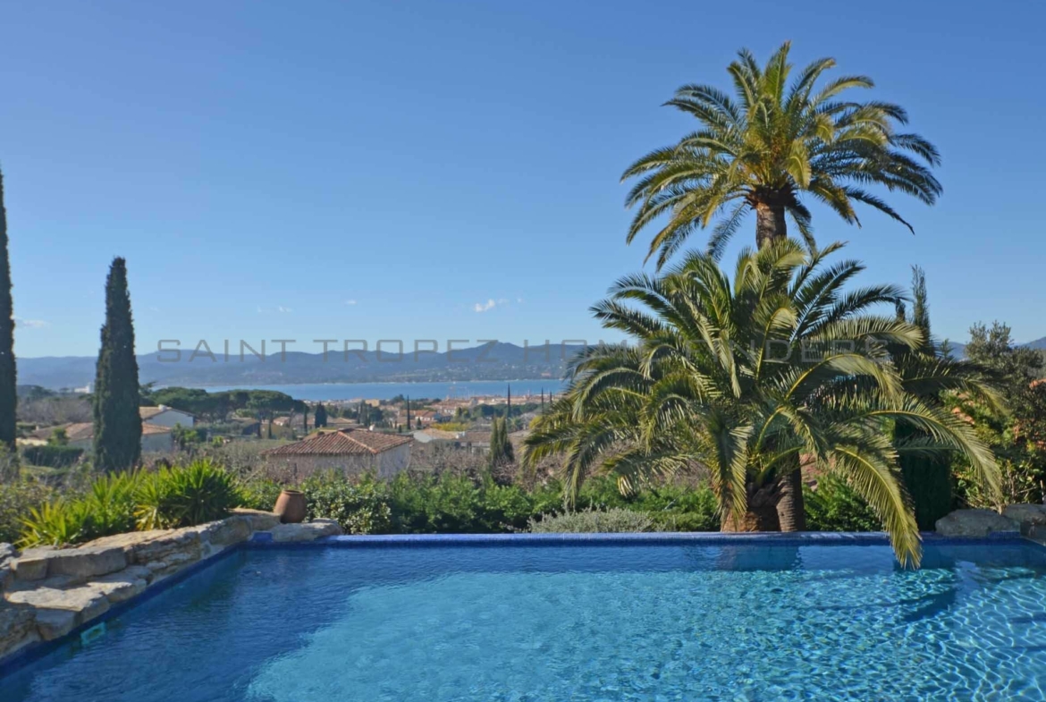 STHF5225 Sea View In Walking Distance To The Center - ST TROPEZ HOME FINDERS