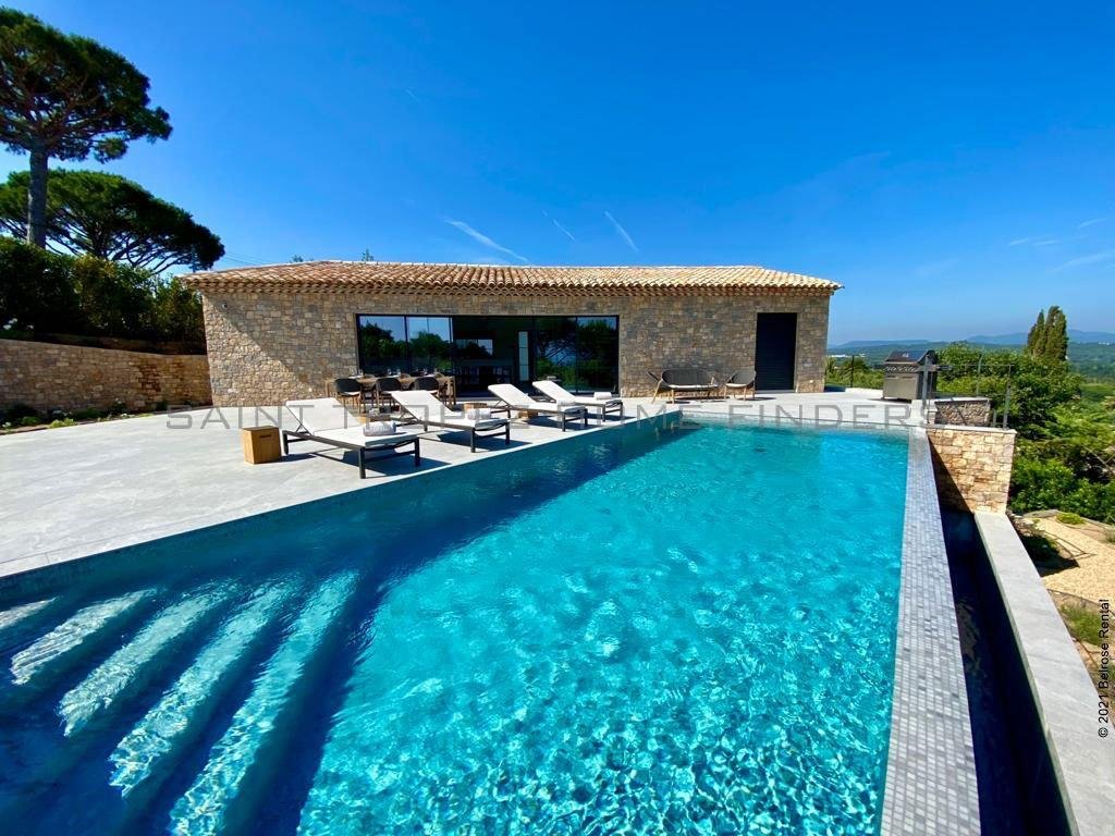  Wonderful newbuilt villa with sea view - ST TROPEZ HOME FINDERS