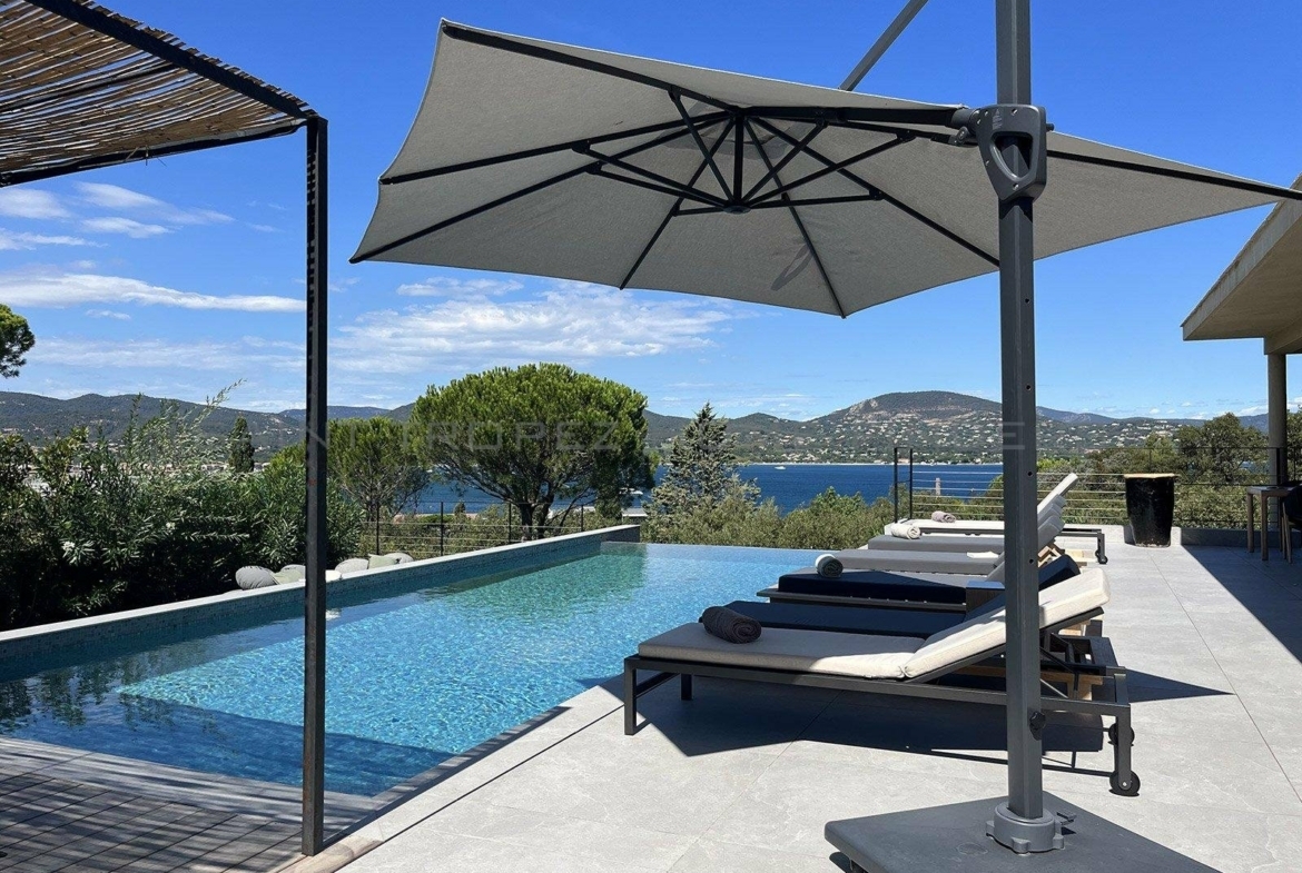 STHF5358-23 Wonderful newbuilt villa with sea view - ST TROPEZ HOME FINDERS