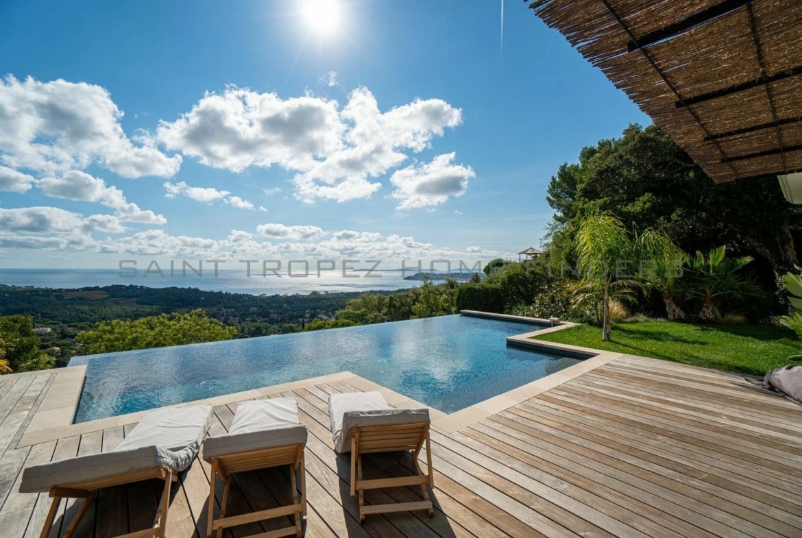  Exclusivity: Villa with panoramic sea view - ST TROPEZ HOME FINDERS