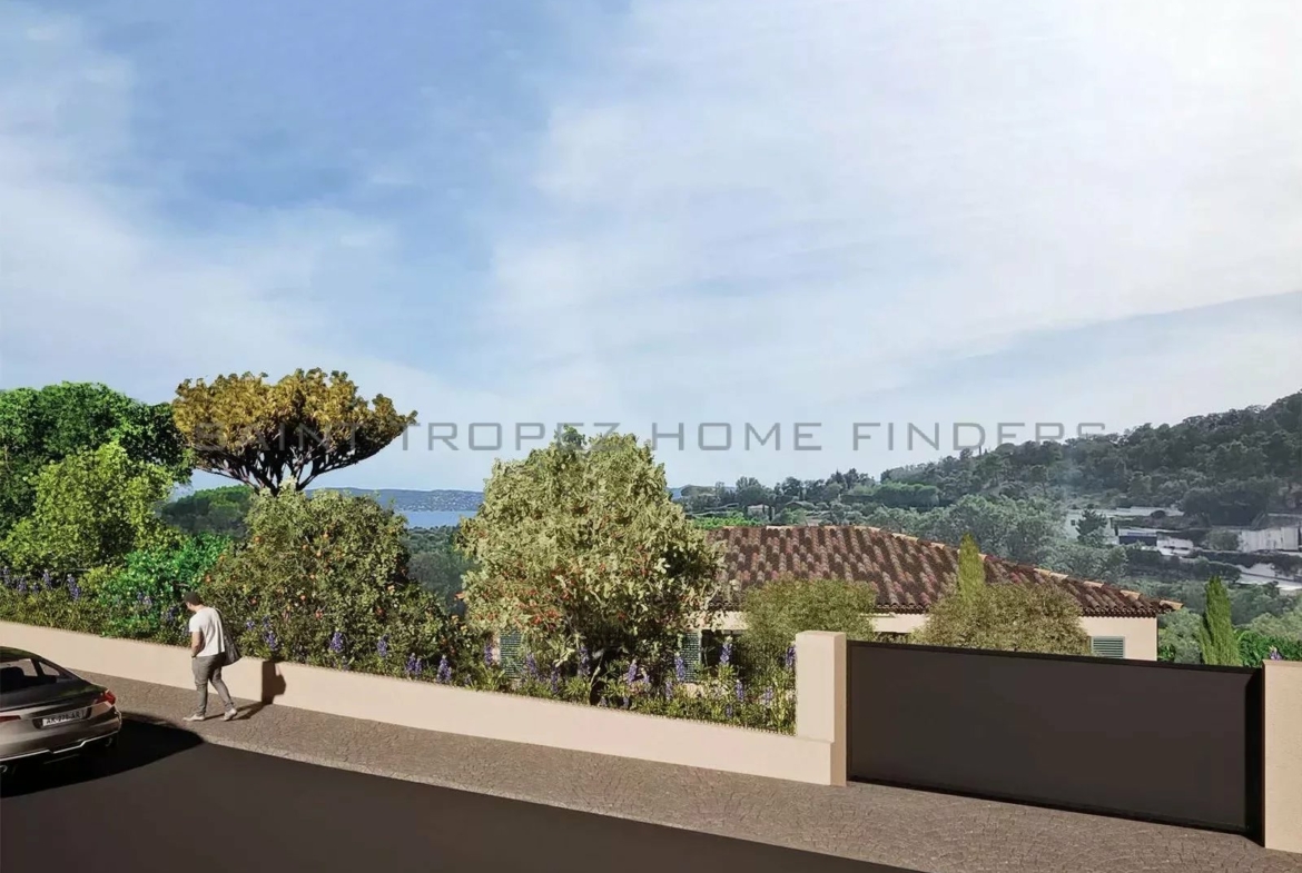  Unique Property with sea view - ST TROPEZ HOME FINDERS