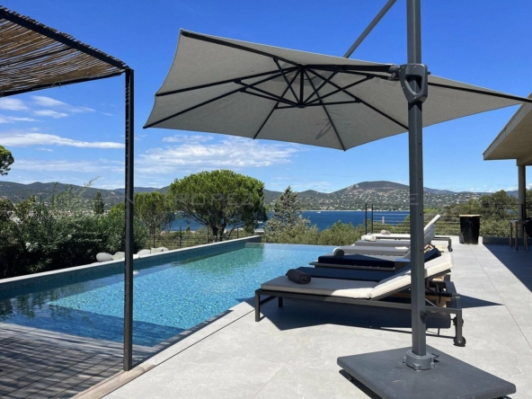 Wonderful newbuilt villa with sea view St Tropez Home Finders
