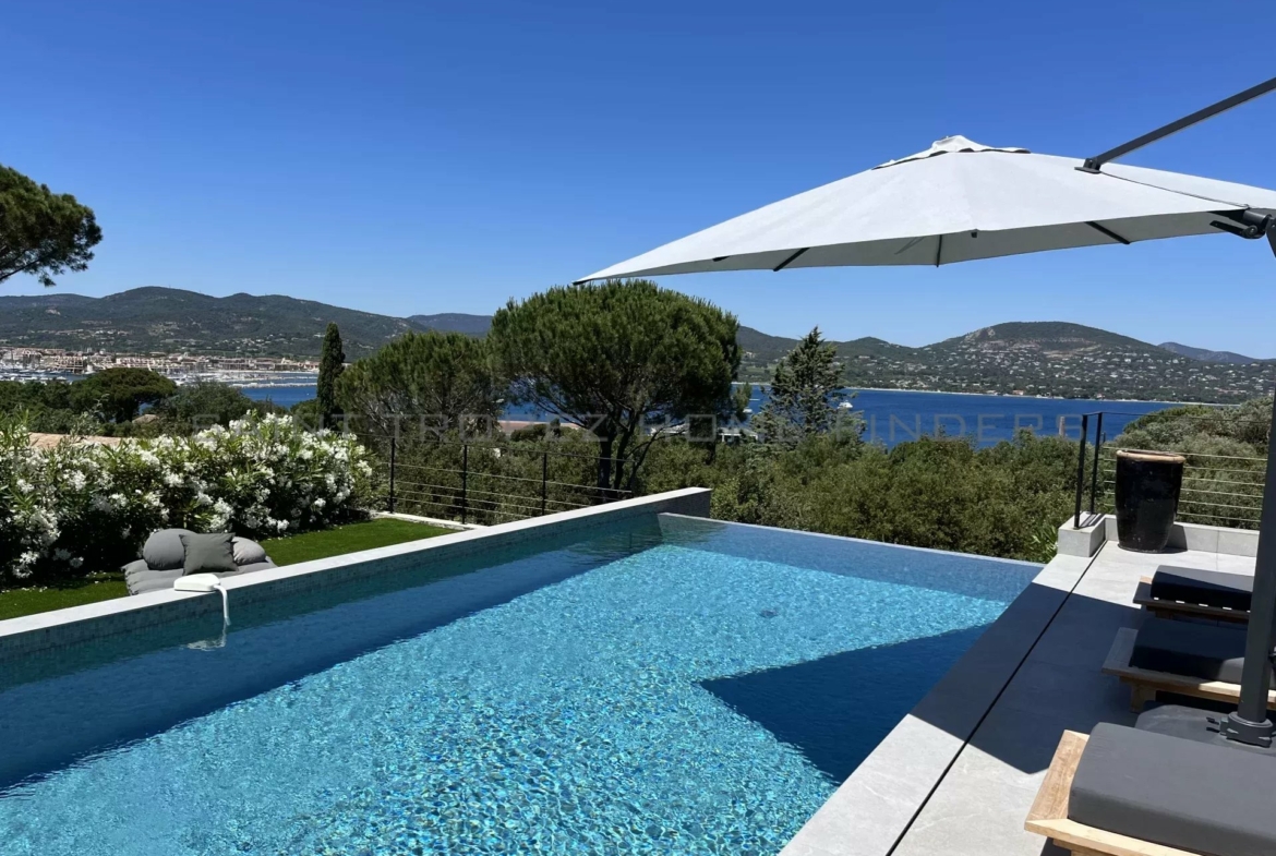  Wonderful newbuilt villa with sea view - ST TROPEZ HOME FINDERS