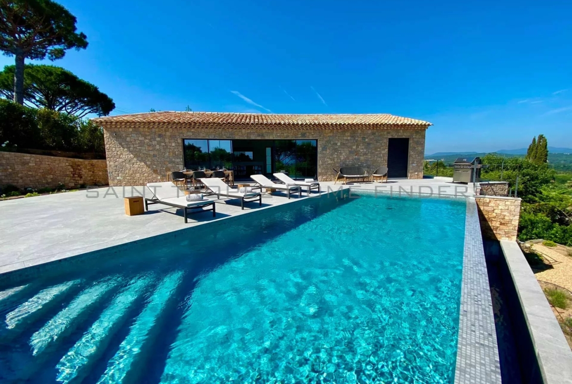  Herrliche neue Villa mit Meerblick - ST TROPEZ HOME FINDERS