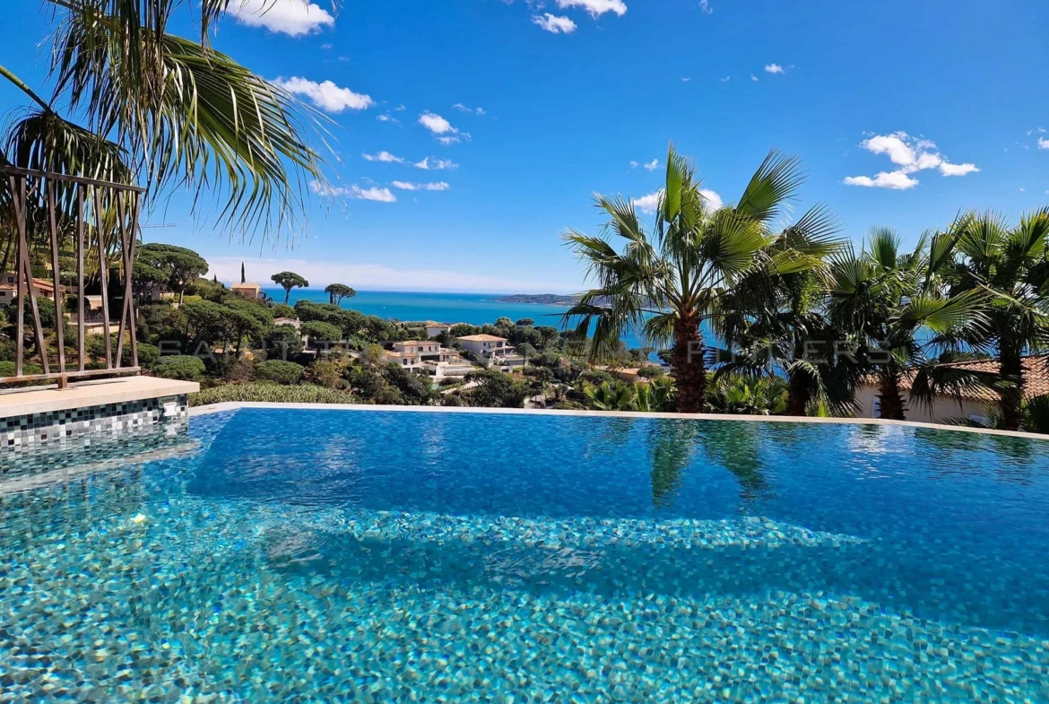  Superbe villa avec vue mer - ST TROPEZ HOME FINDERS