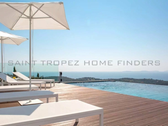 Newbuilt villa with panoramic sea view St Tropez Home Finders