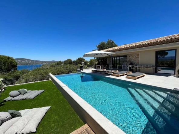 Wonderful newbuilt villa with sea view St Tropez Home Finders