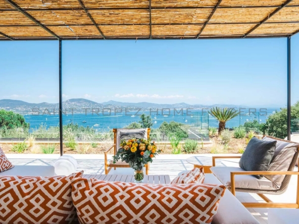 Rental: Wonderful newbuilt villa with sea view St Tropez Home Finders