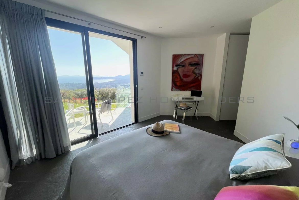  Contemporary villa with panoramic sea view - ST TROPEZ HOME FINDERS
