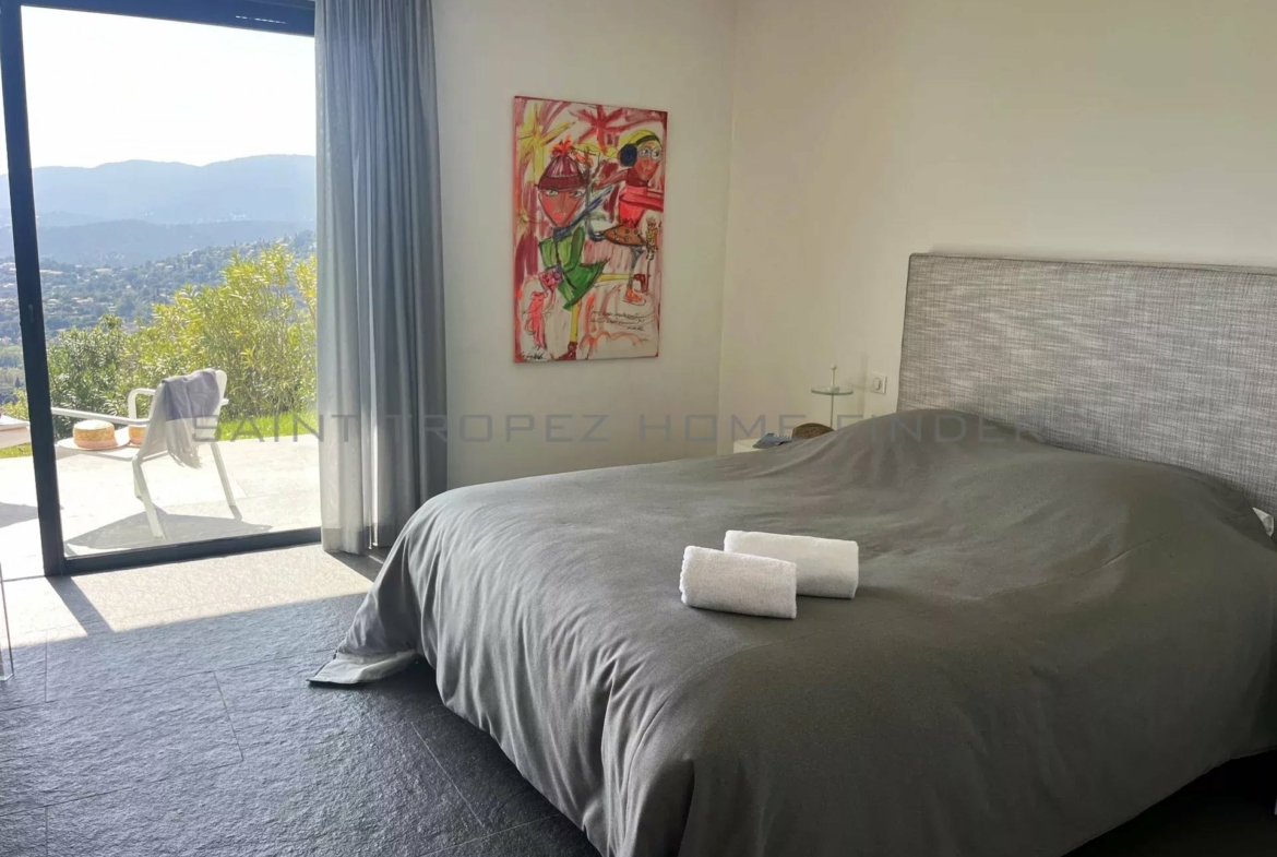  Contemporary villa with panoramic sea view - ST TROPEZ HOME FINDERS