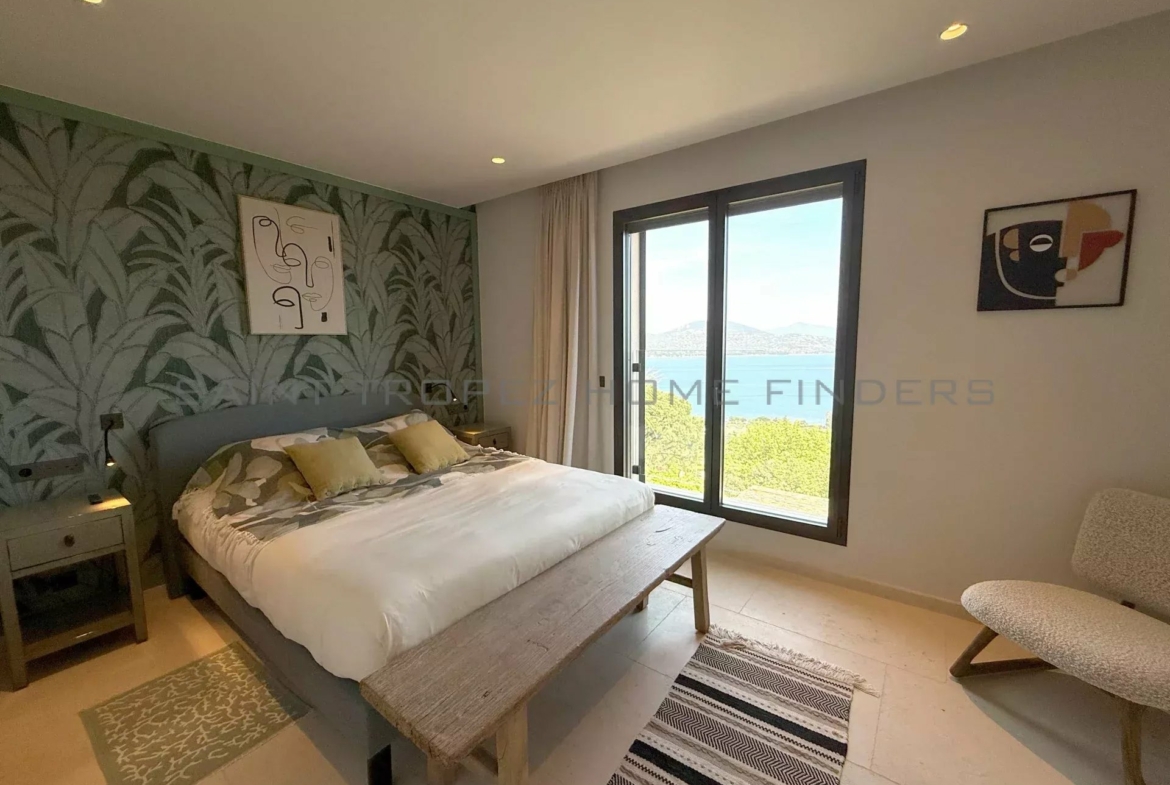  Rental: Wonderful newbuilt villa with sea view - ST TROPEZ HOME FINDERS