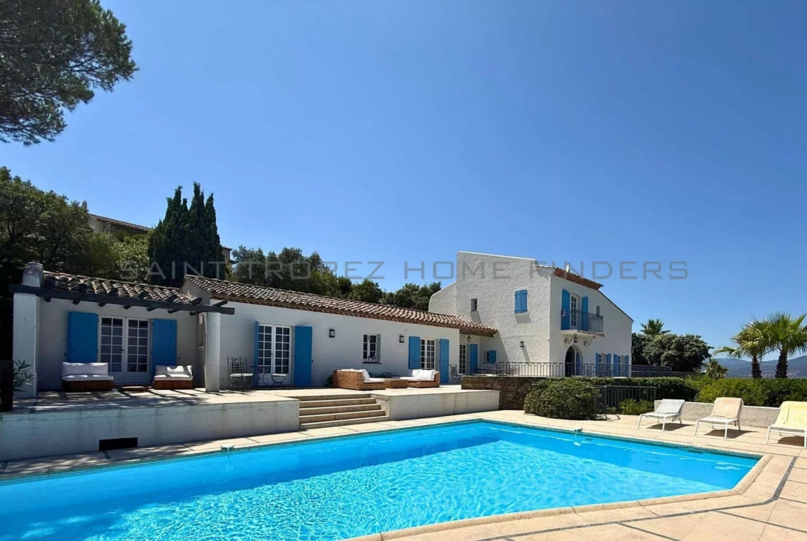  For rent: villa with panoramic sea view - ST TROPEZ HOME FINDERS