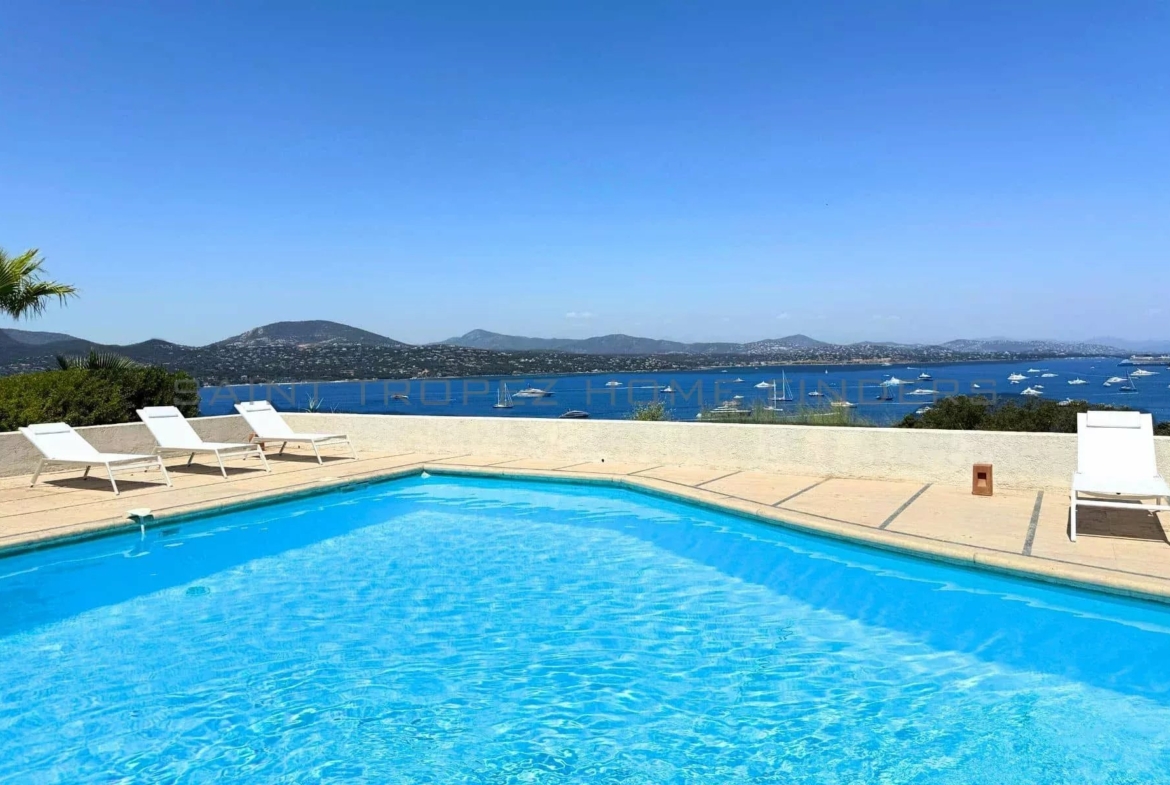  For rent: villa with panoramic sea view - ST TROPEZ HOME FINDERS