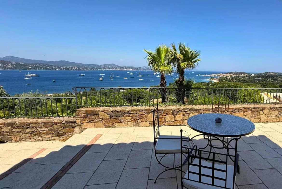  For rent: villa with panoramic sea view - ST TROPEZ HOME FINDERS