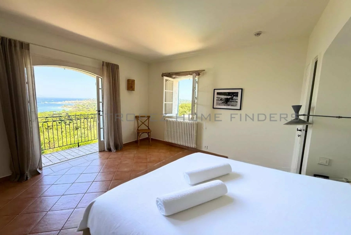  For rent: villa with panoramic sea view - ST TROPEZ HOME FINDERS