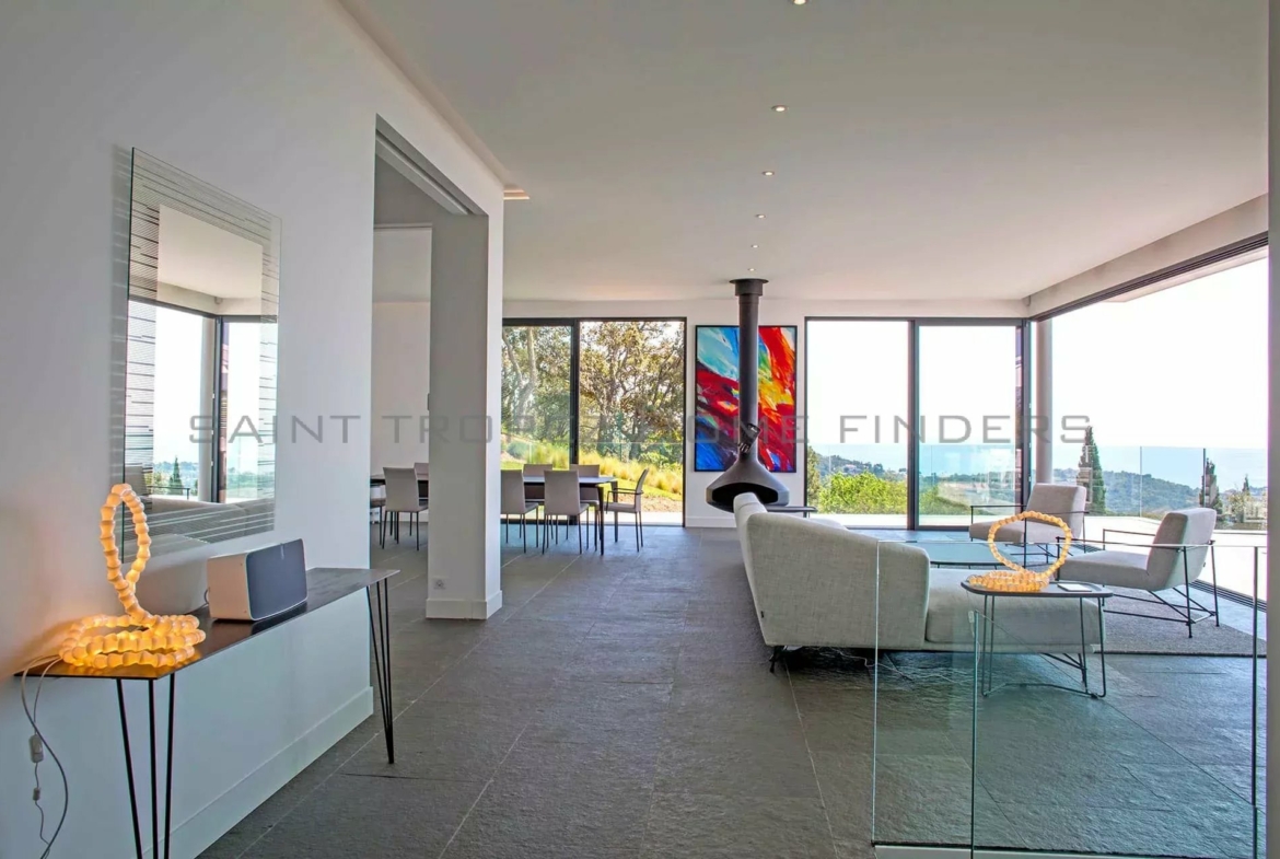  Contemporary villa with panoramic sea view - ST TROPEZ HOME FINDERS