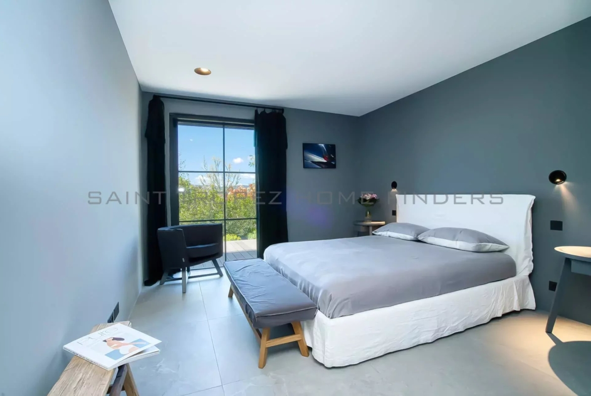 STHF5358-21 Superbe villa neuve avec vue mer - ST TROPEZ HOME FINDERS